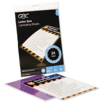GBC® Selfseal Nomistakes Repositionable Self-adhesives, 3 Mil, 9" X 12", Gloss Clear, 10-pack freeshipping - TVN Wholesale